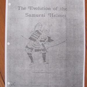 B797. The Evolution of the Samurai Helmet by Chappelear